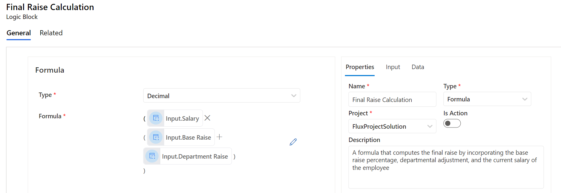 Raise Calculation Formula