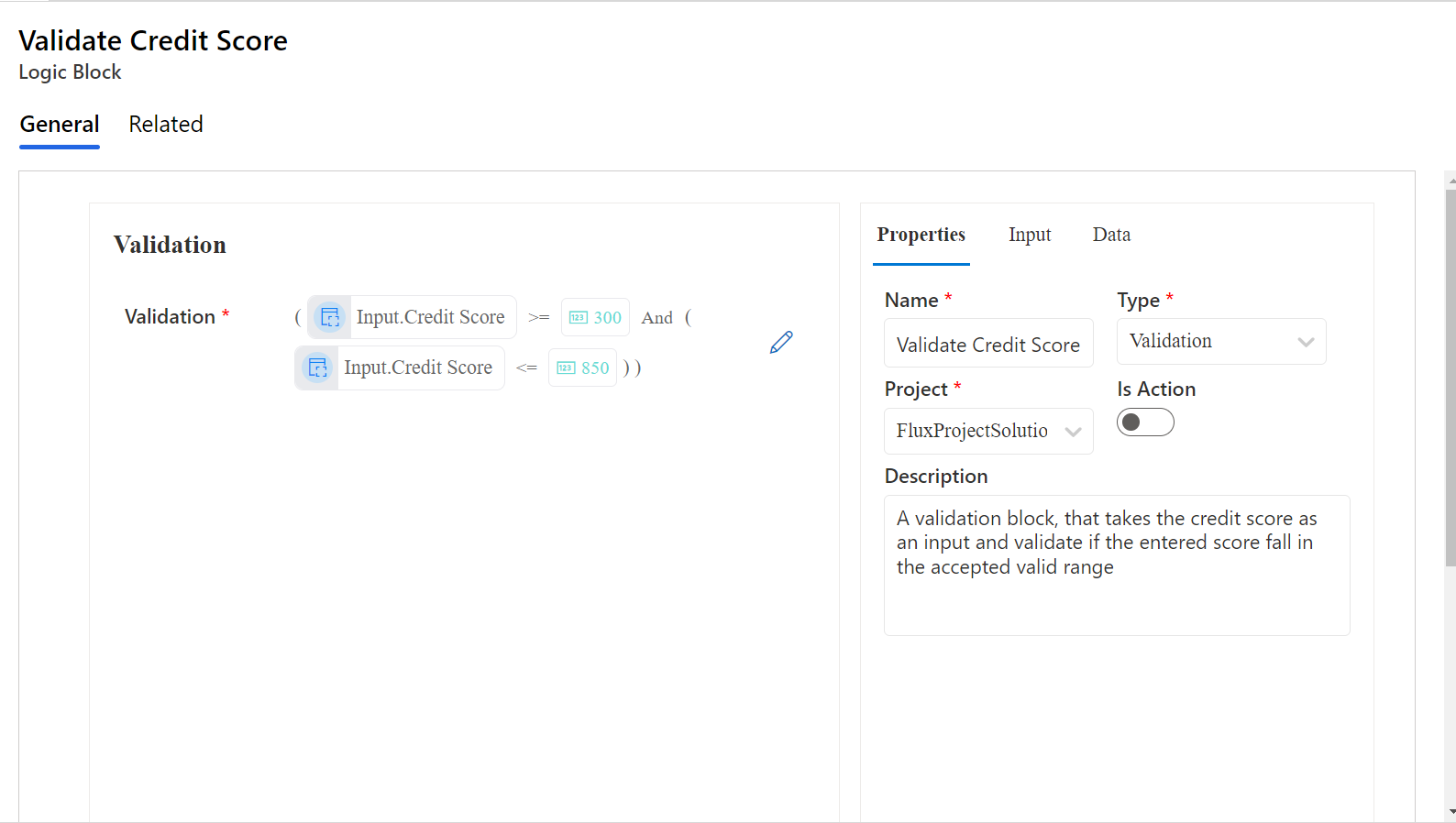 Validating Credit Score