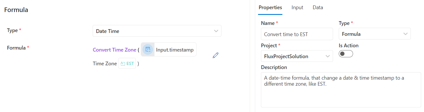 Figure 4: Date/Time Formula Block Example Date/Time Formula