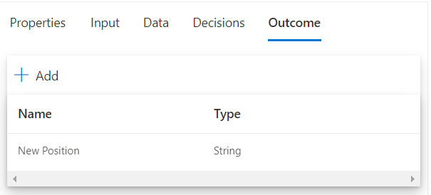 Figure 3: Decision Table Outcomes Decision Table Outcomes