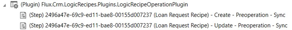 Figure 6: Flux Recipe Operation Plugin