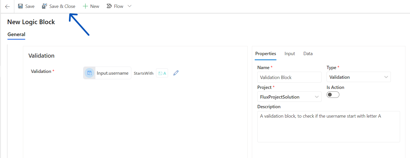 Step 3: Save and Finalize the Block Save and Finalize the Block